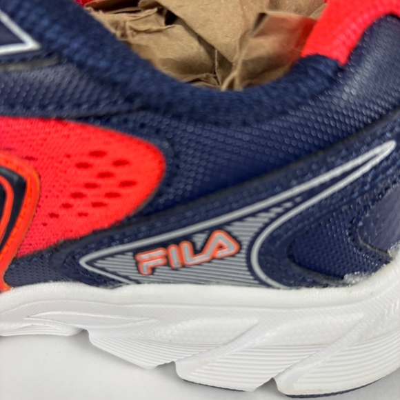 Fila Stellaray Blue/Orange Low Top Size 6.5 Running Shoes - Picture 5 of 9